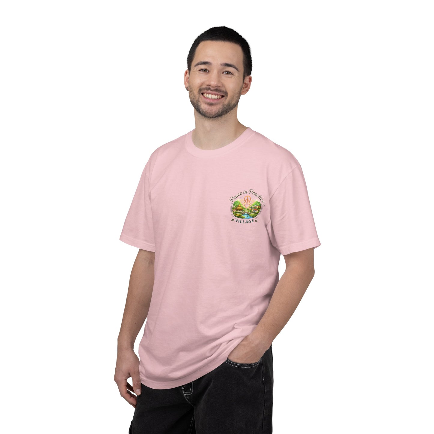 2-Sided Unisex Garment-Dyed T-shirt -