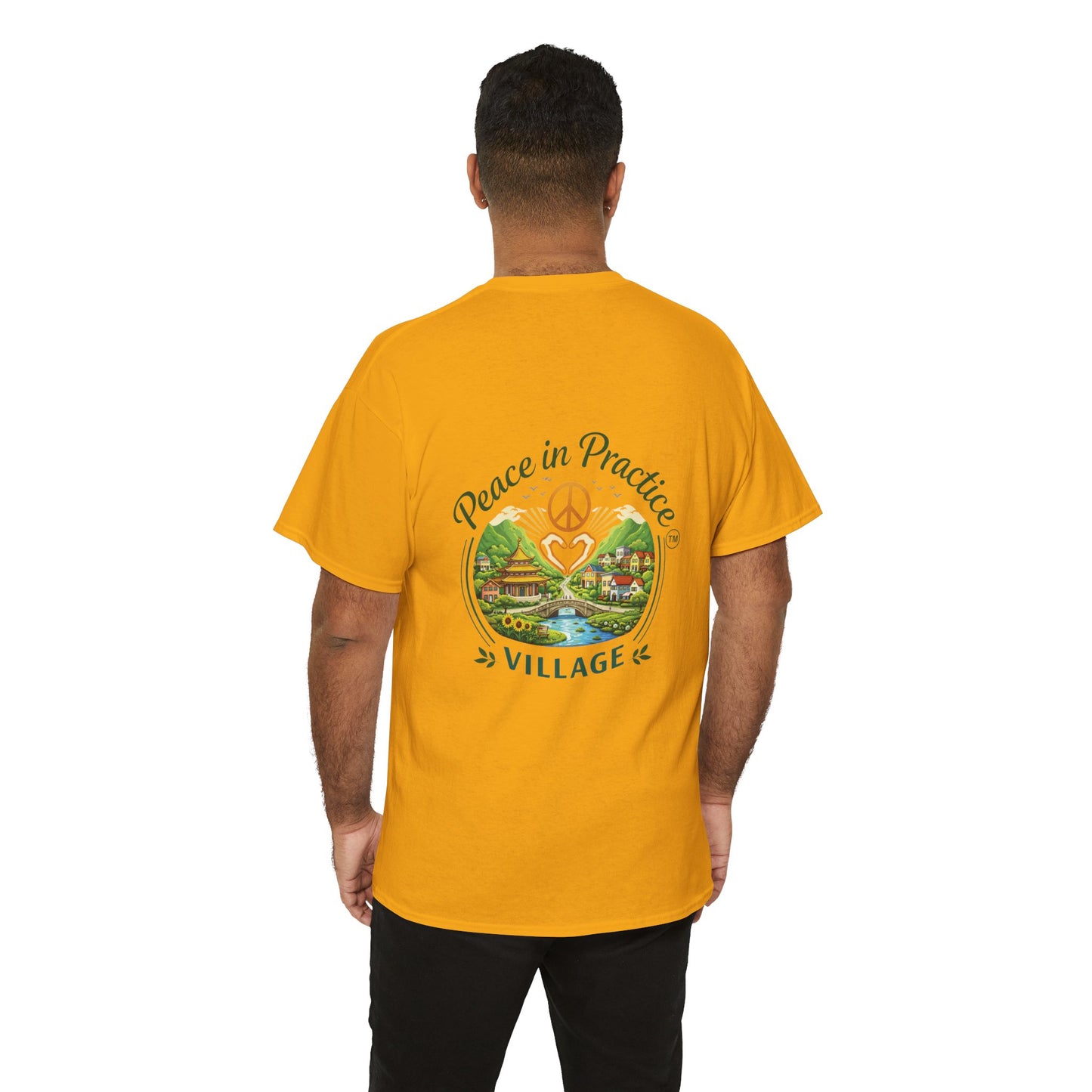 "Today is going to be my peaceful day" and Peace in Practice Village Shirt