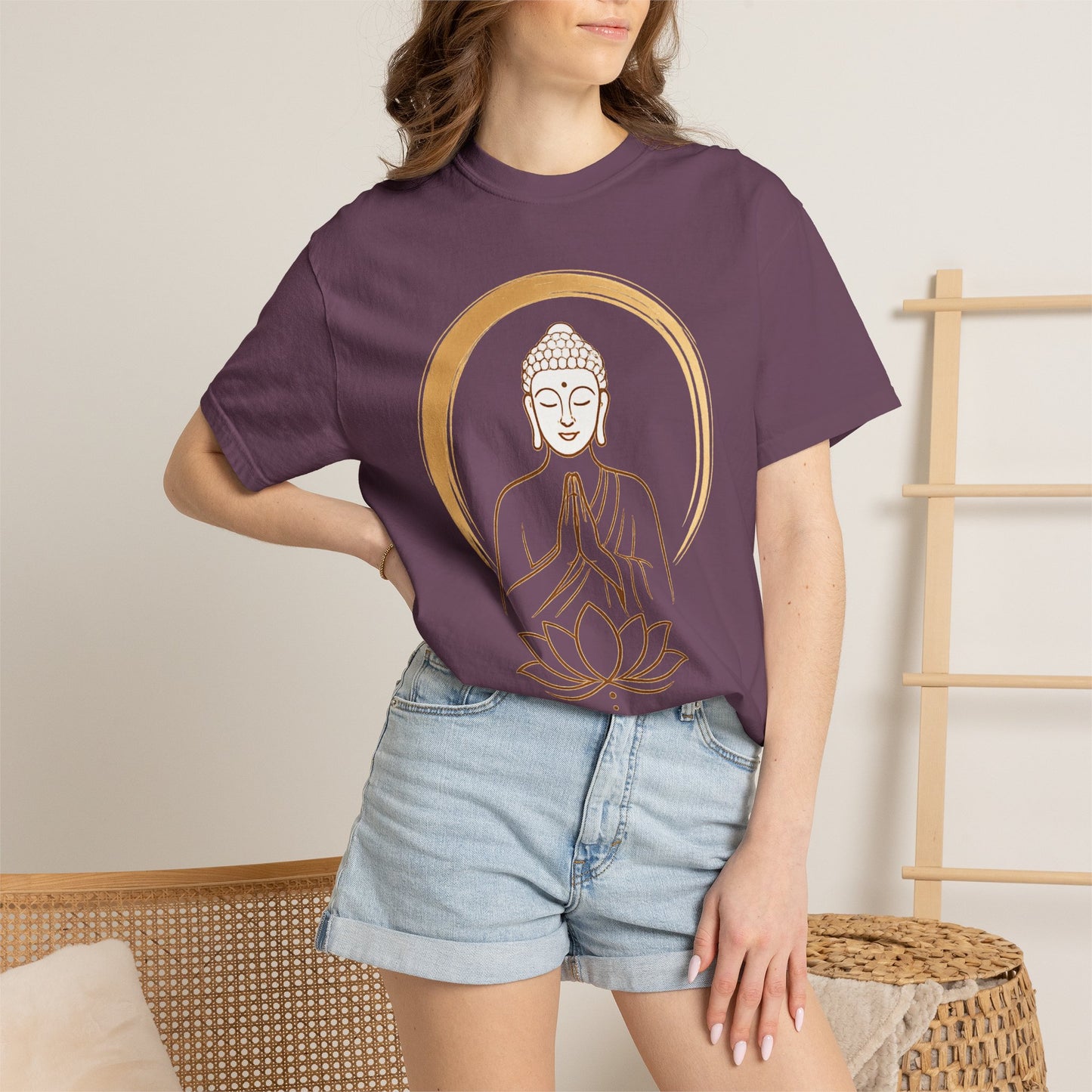 Buddha Lotus T-Shirt — Mindful Meditation Graphic Tee