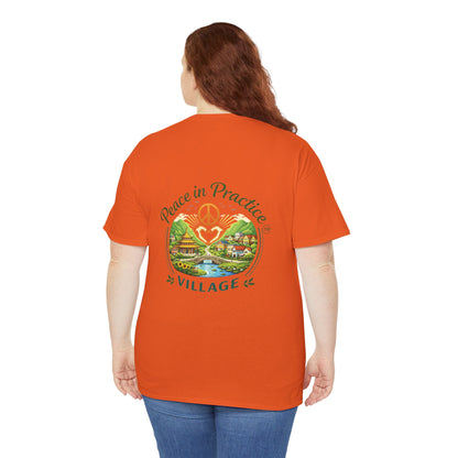 "Today is going to be my peaceful day" and Peace in Practice Village Shirt