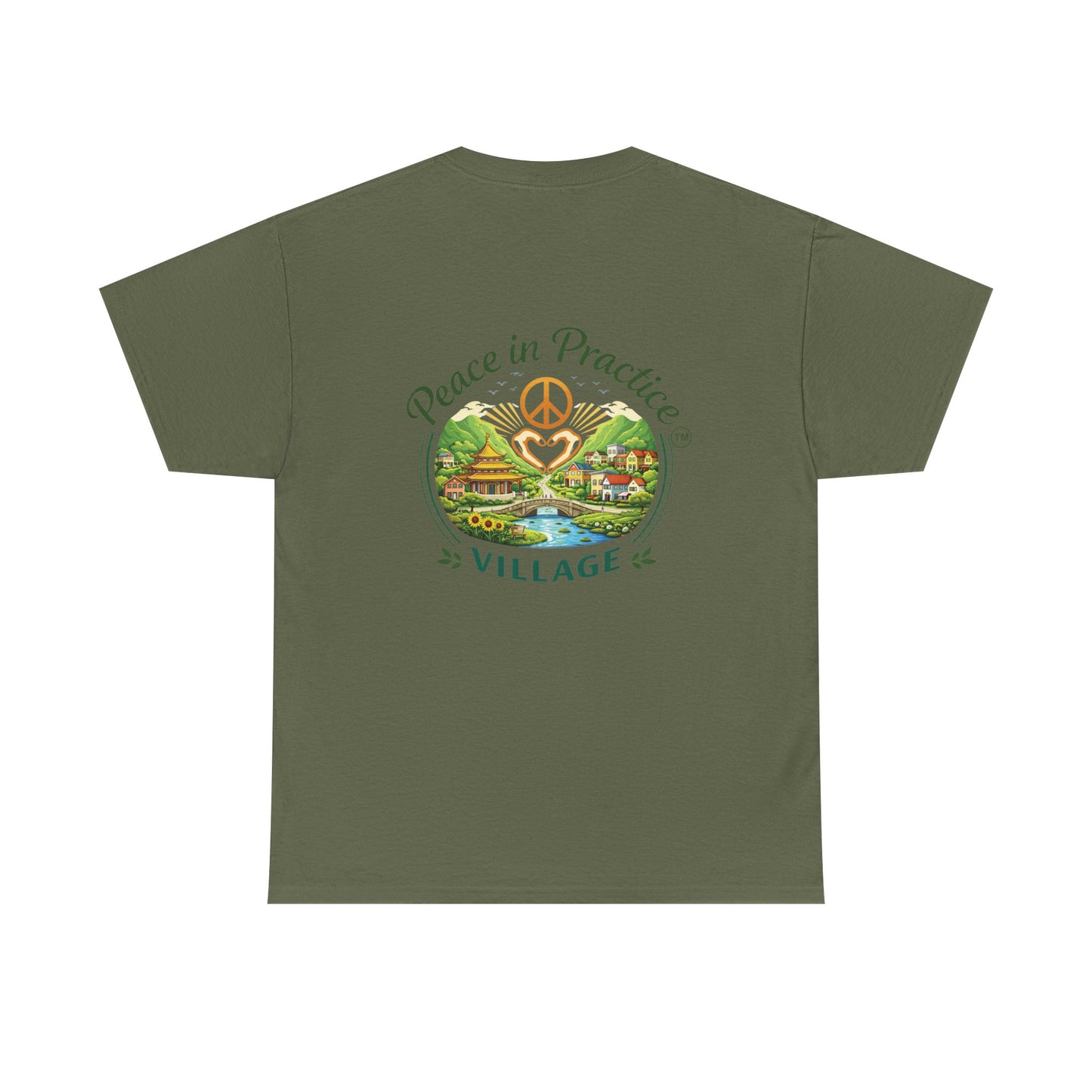 "Today is going to be my peaceful day" and Peace in Practice Village Shirt