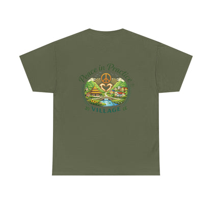 "Today is going to be my peaceful day" and Peace in Practice Village Shirt