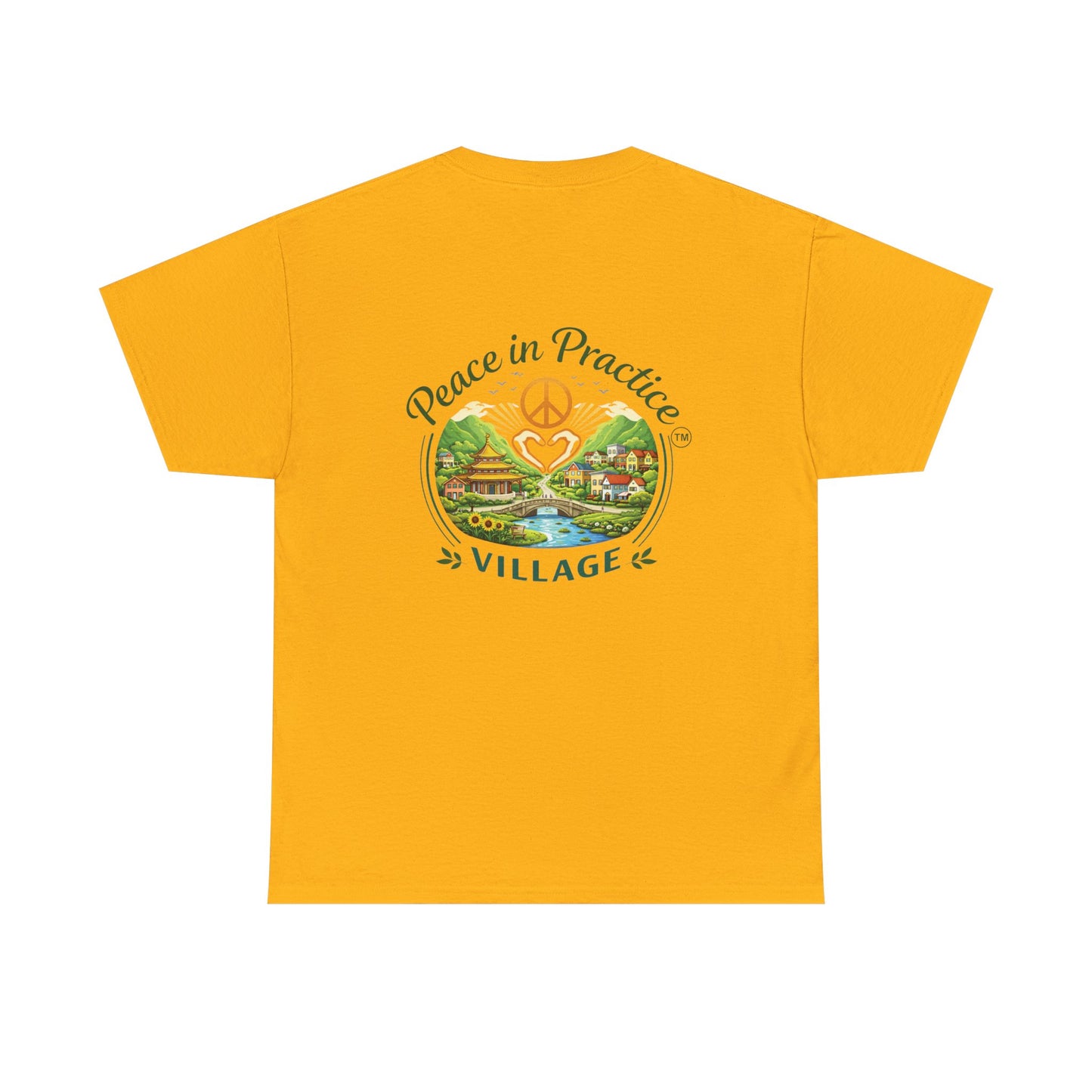 "Today is going to be my peaceful day" and Peace in Practice Village Shirt