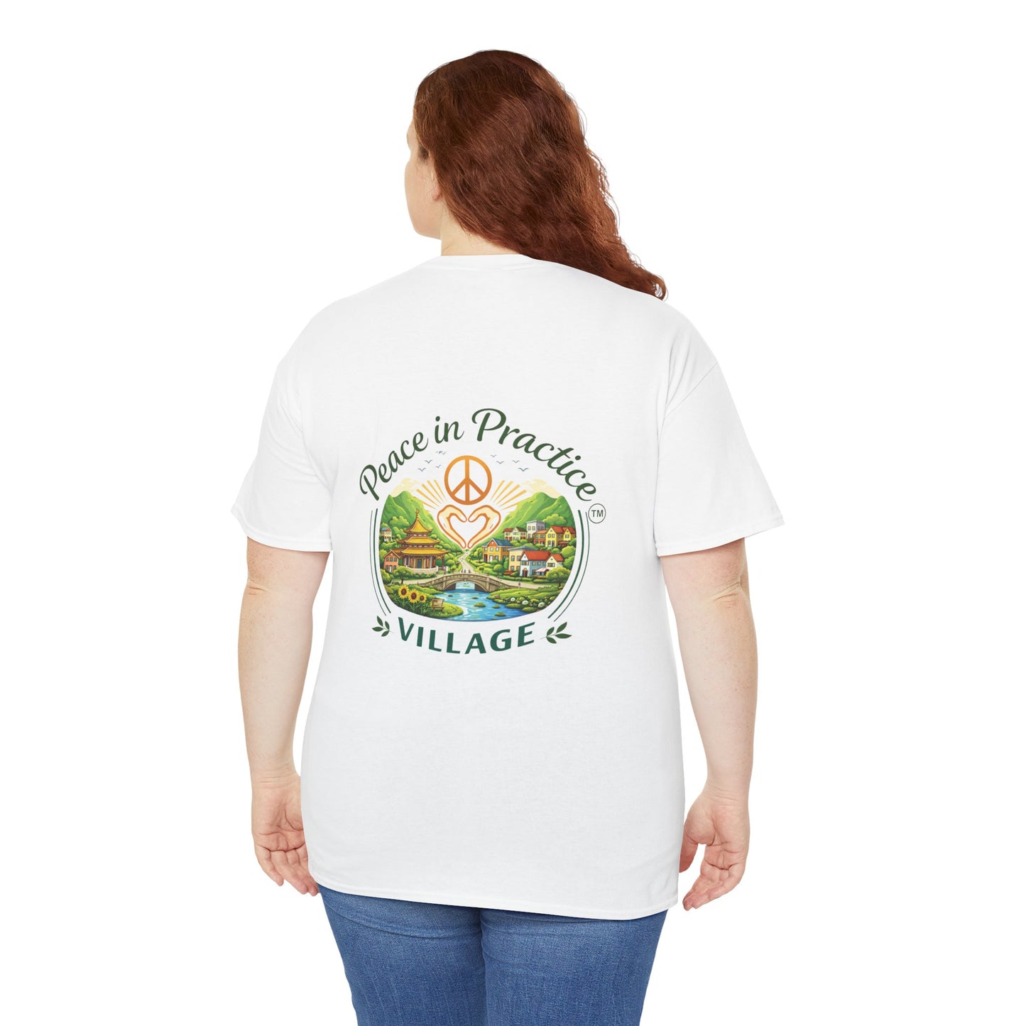 "Today is going to be my peaceful day" and Peace in Practice Village Shirt