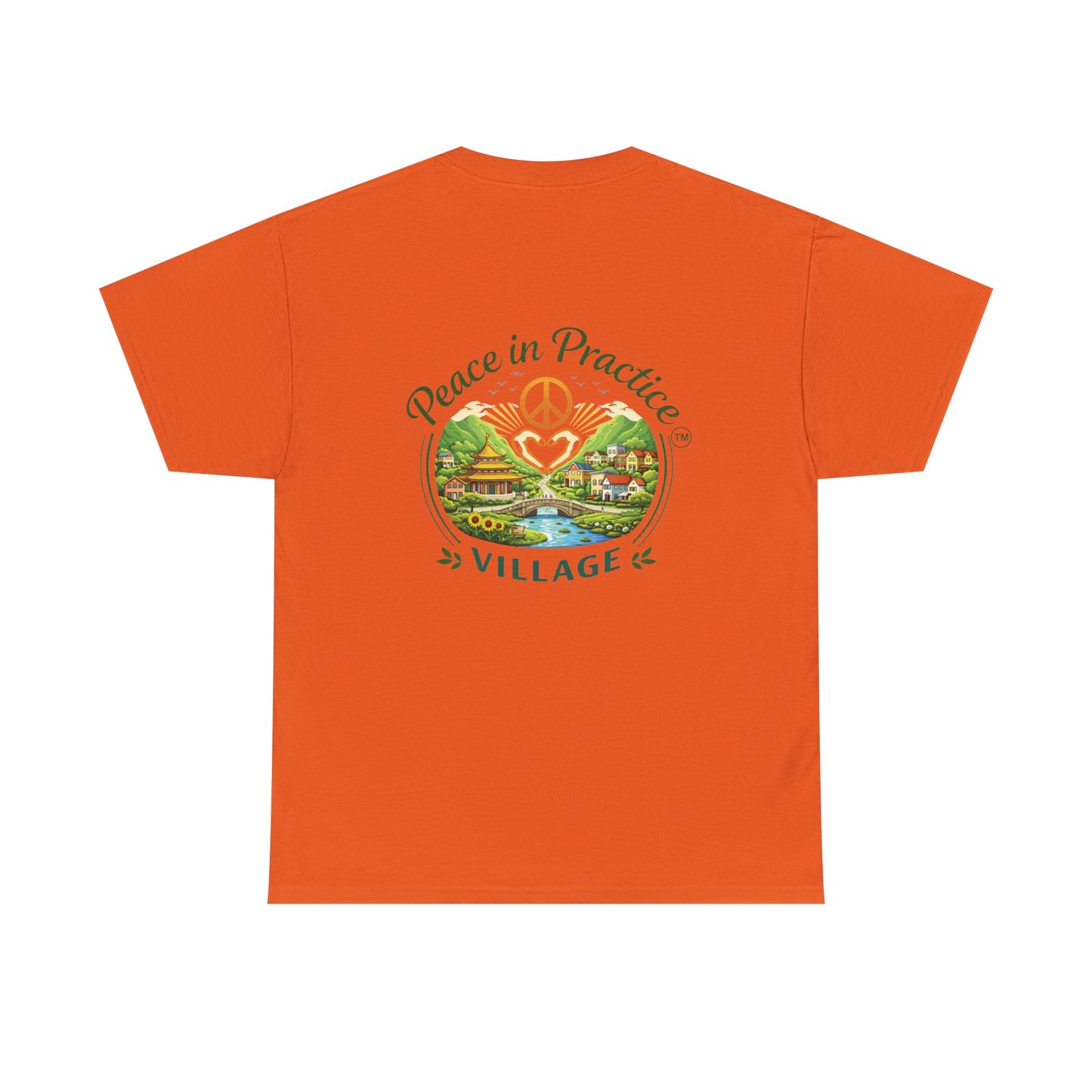"Today is going to be my peaceful day" and Peace in Practice Village Shirt