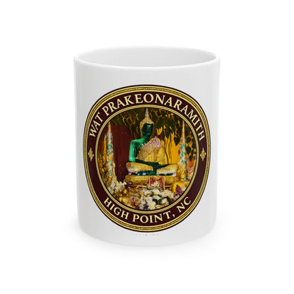 Wat Prakeonararamith High Point NC Ceramic Mug — Buddhist Temple Souvenir (11oz/15oz)