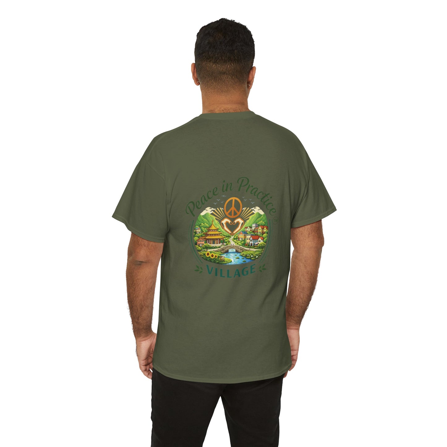 "Today is going to be my peaceful day" and Peace in Practice Village Shirt
