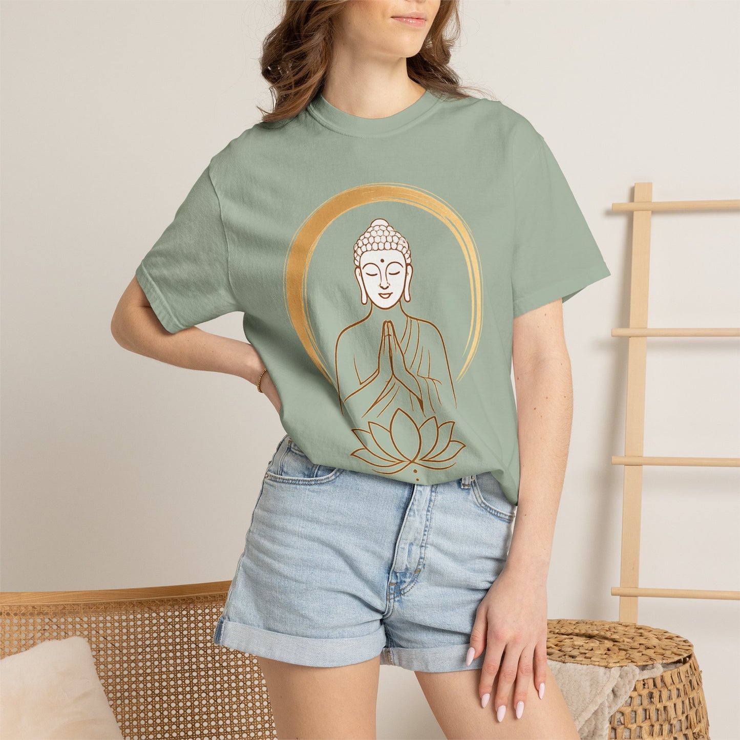 Buddha Lotus T-Shirt — Mindful Meditation Graphic Tee