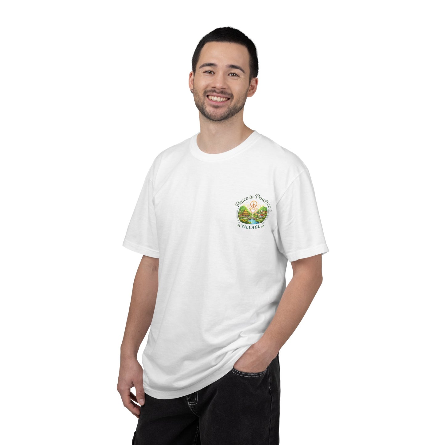 2-Sided Unisex Garment-Dyed T-shirt -