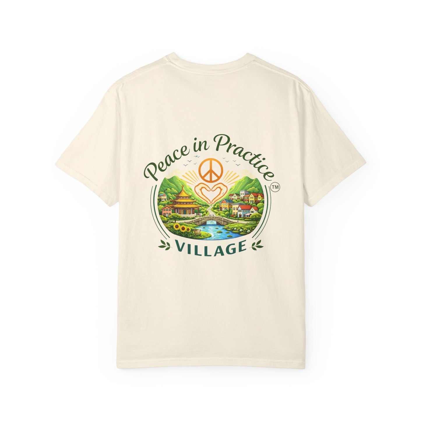 T-Shirt — 'Karma Is Not Punishment, It’s Reflection' Mandala Tee (Peace in Practice Village)