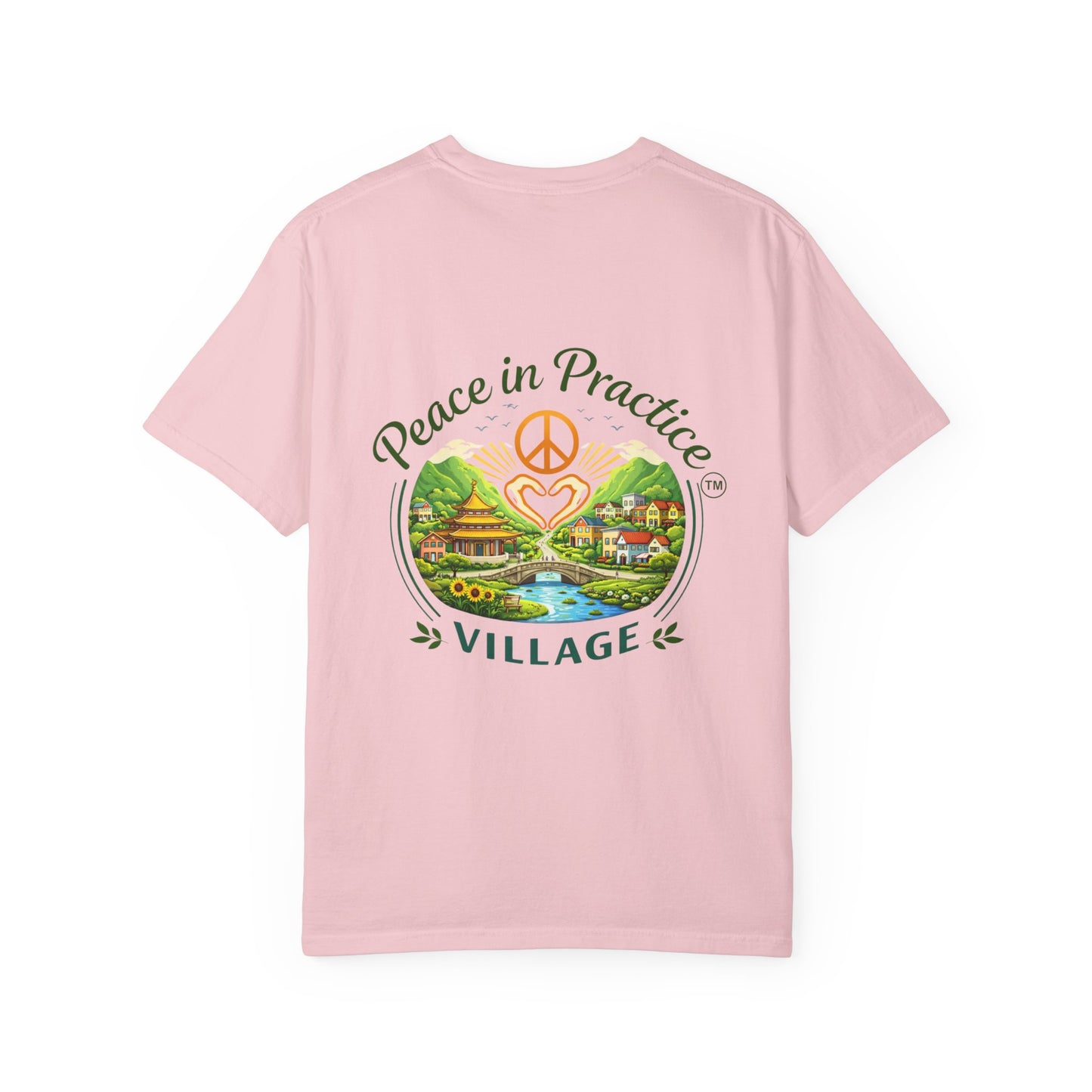 T-Shirt — 'Karma Is Not Punishment, It’s Reflection' Mandala Tee (Peace in Practice Village)