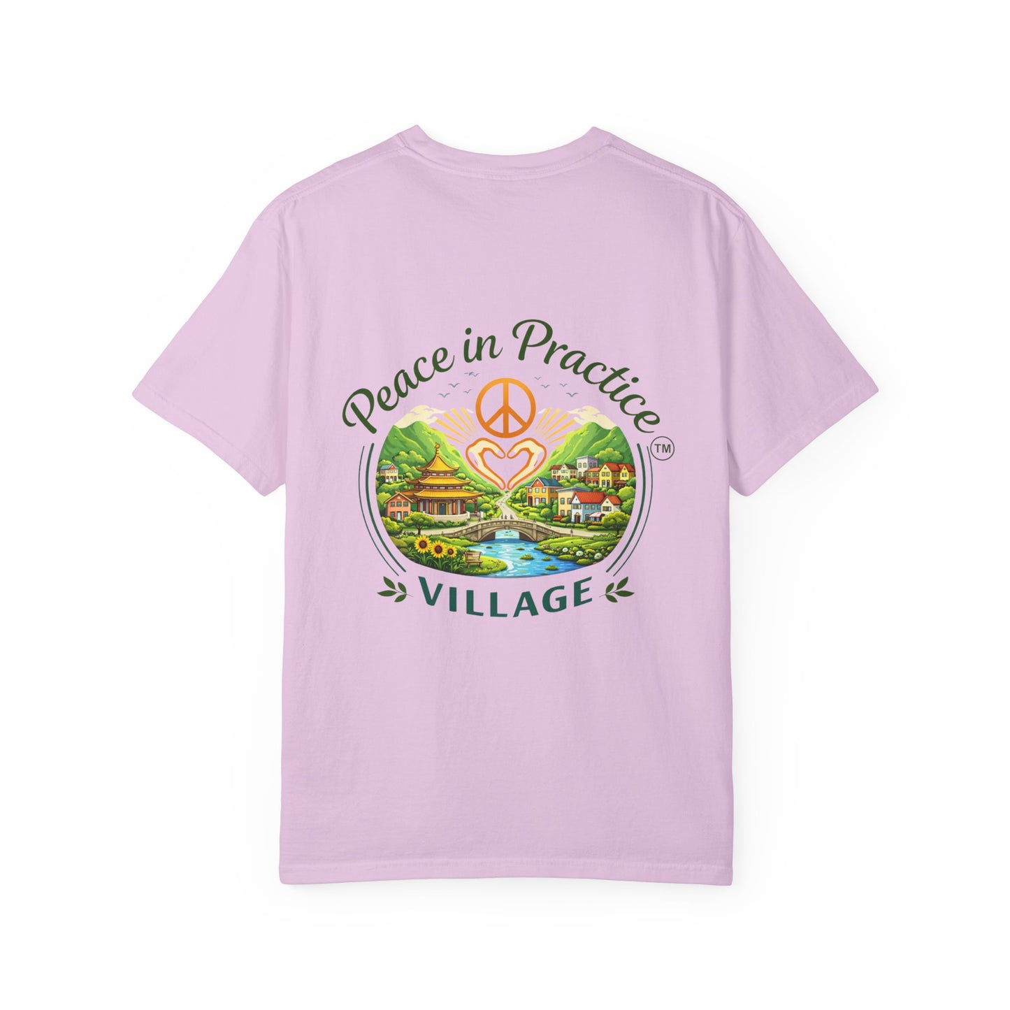 2-Sided Unisex Garment-Dyed T-shirt -