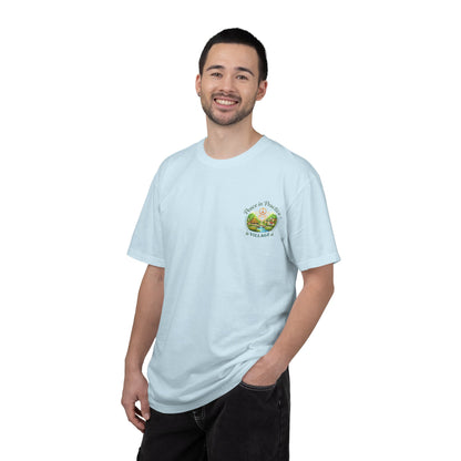 2-Sided Unisex Garment-Dyed T-shirt -