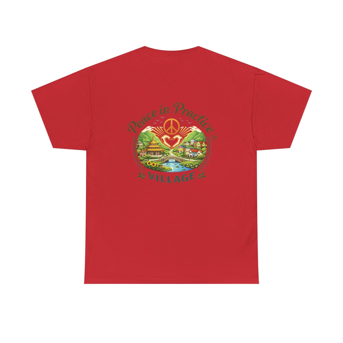 "Today is going to be my peaceful day" and Peace in Practice Village Shirt