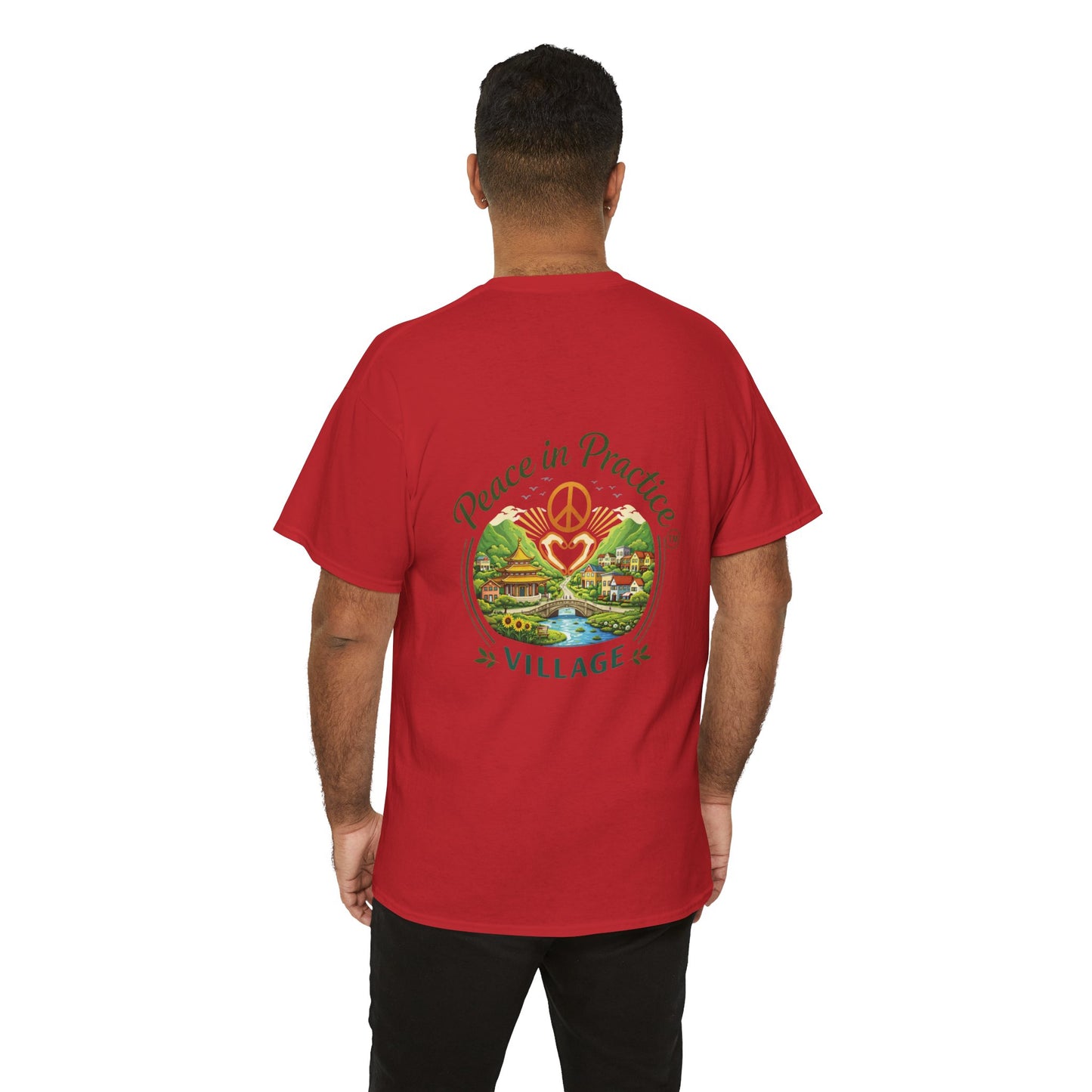 "Today is going to be my peaceful day" and Peace in Practice Village Shirt