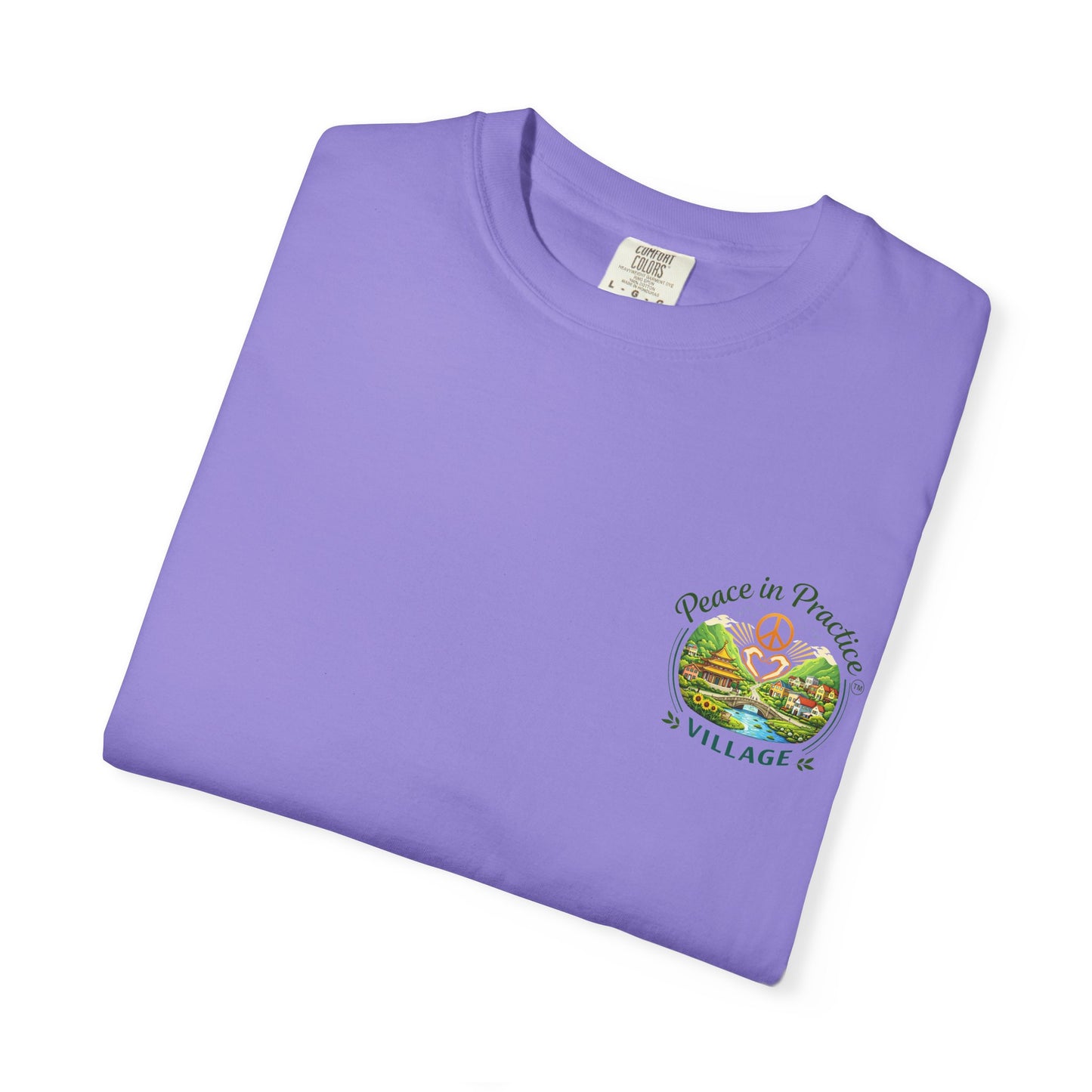 2-Sided Unisex Garment-Dyed T-shirt -