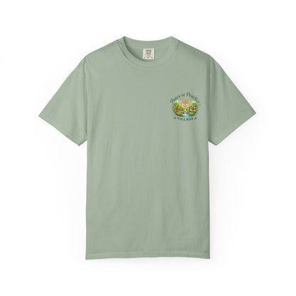 2-Sided Unisex Garment-Dyed T-shirt -