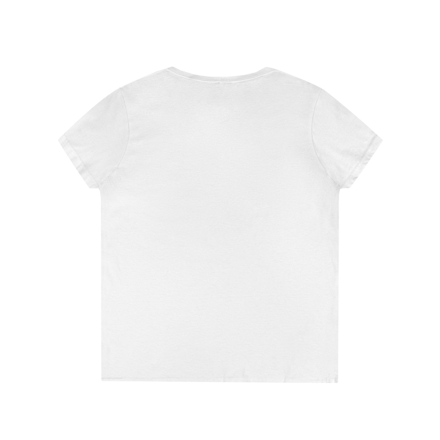 Peace in Practice Village Ladies' V-Neck T-Shirt — Retro Nature Peace Sign Tee