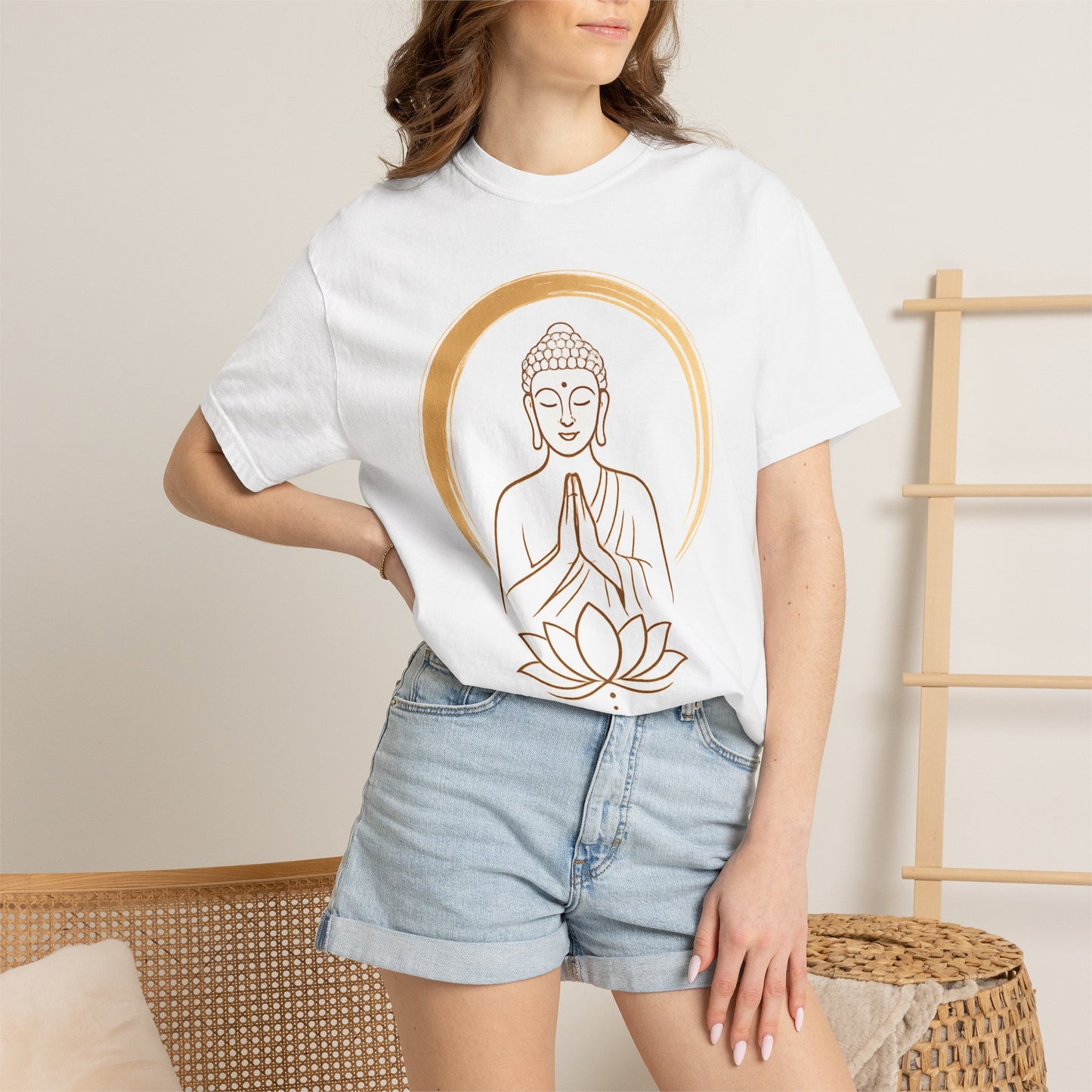 Buddha Lotus T-Shirt — Mindful Meditation Graphic Tee