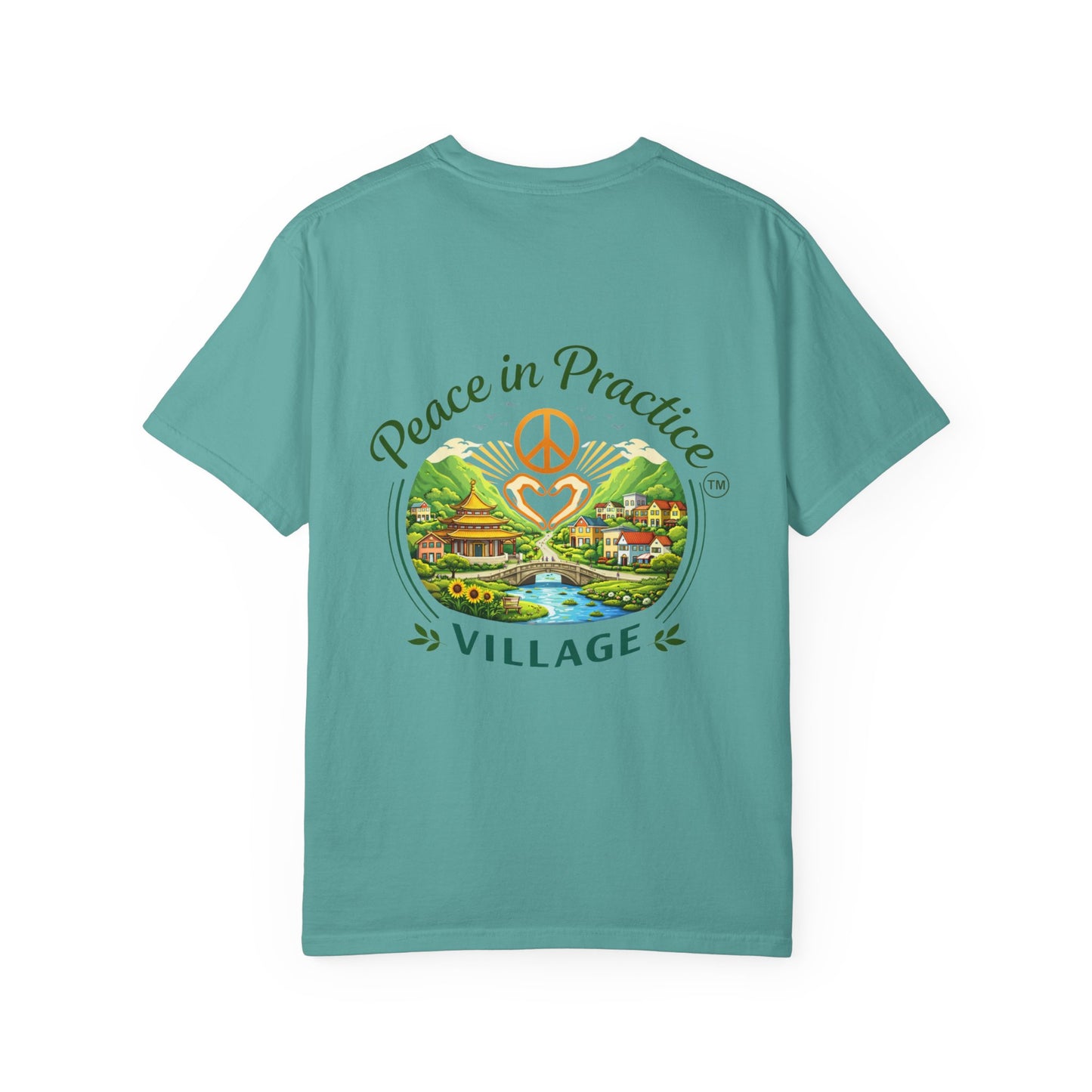 2-Sided Unisex Garment-Dyed T-shirt -