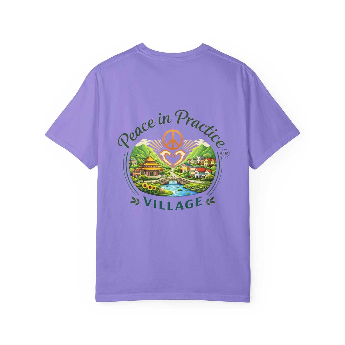 T-Shirt — 'Karma Is Not Punishment, It’s Reflection' Mandala Tee (Peace in Practice Village)