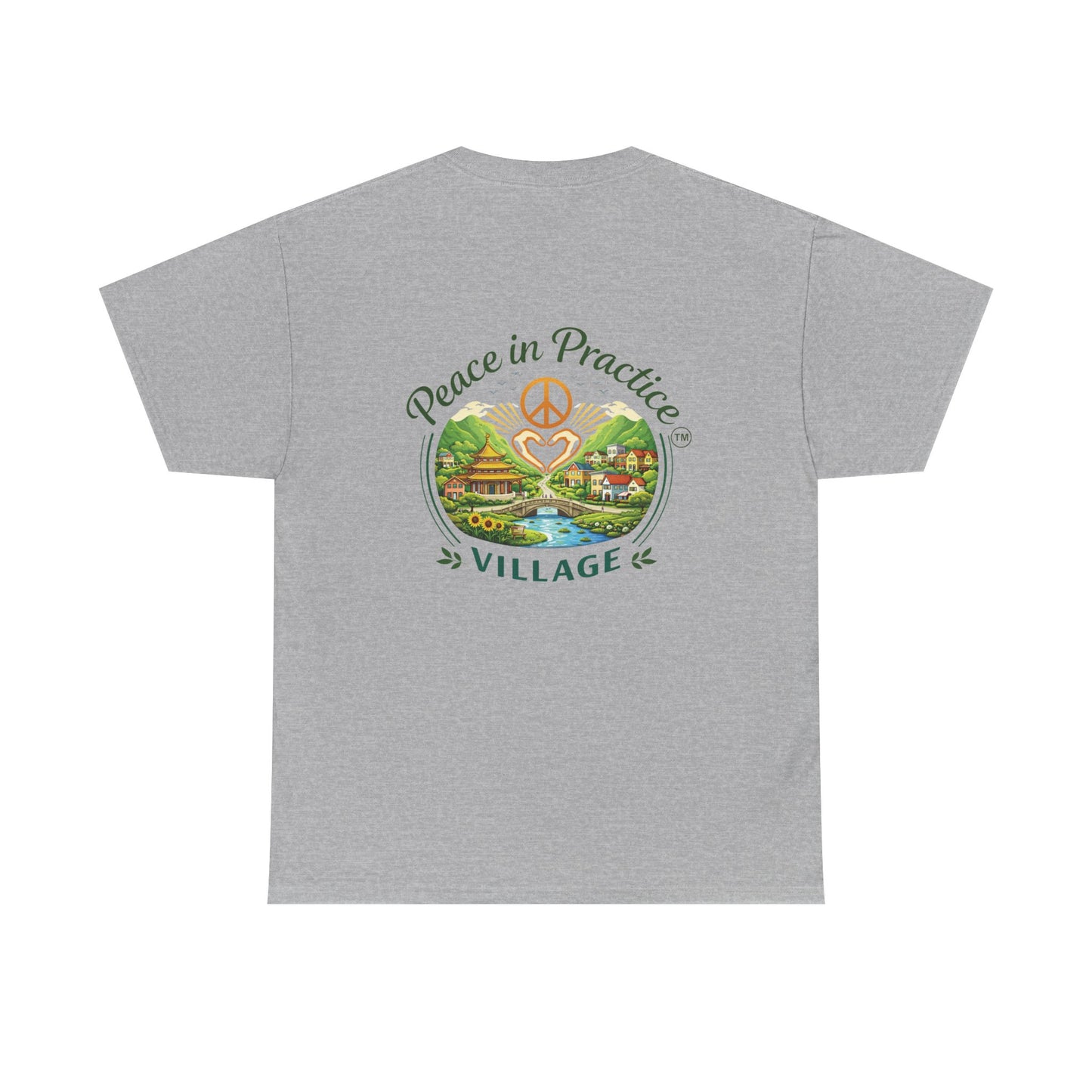 "Today is going to be my peaceful day" and Peace in Practice Village Shirt