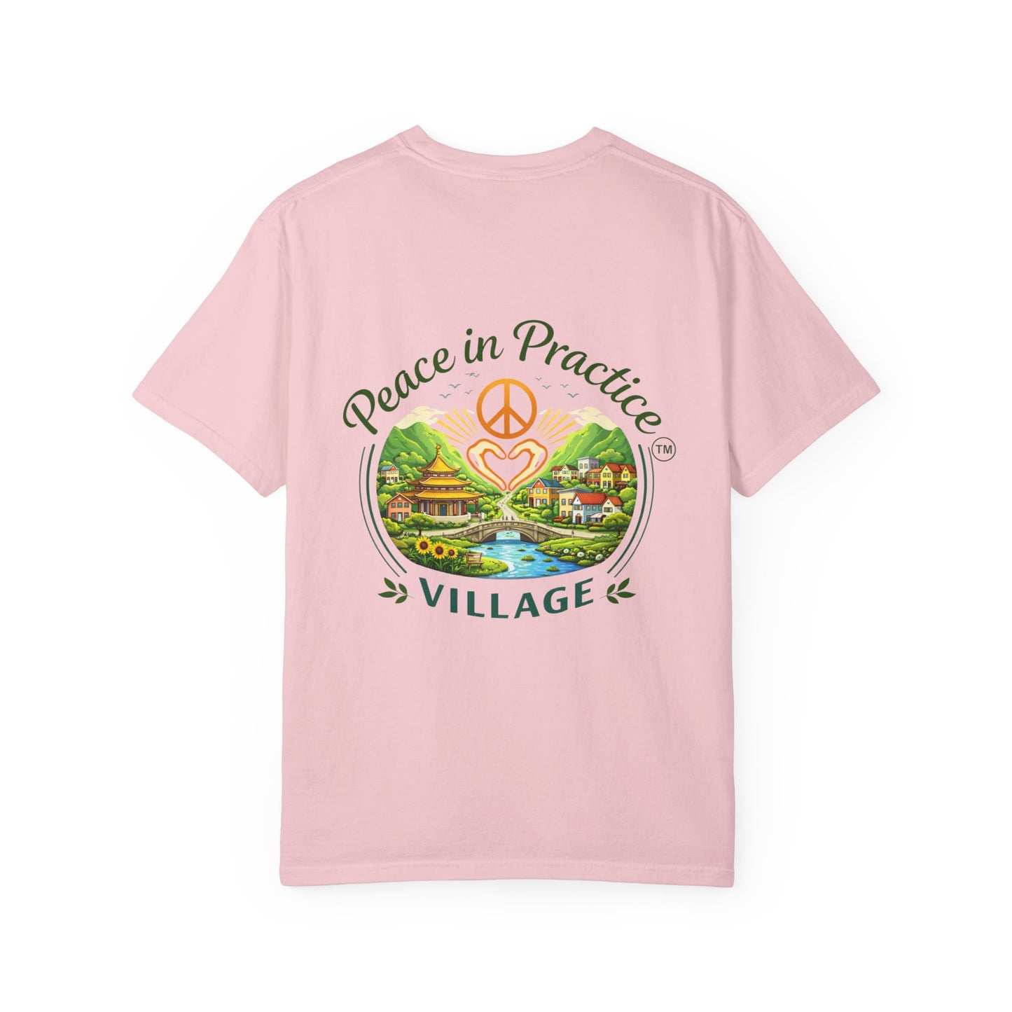 2-Sided Unisex Garment-Dyed T-shirt -