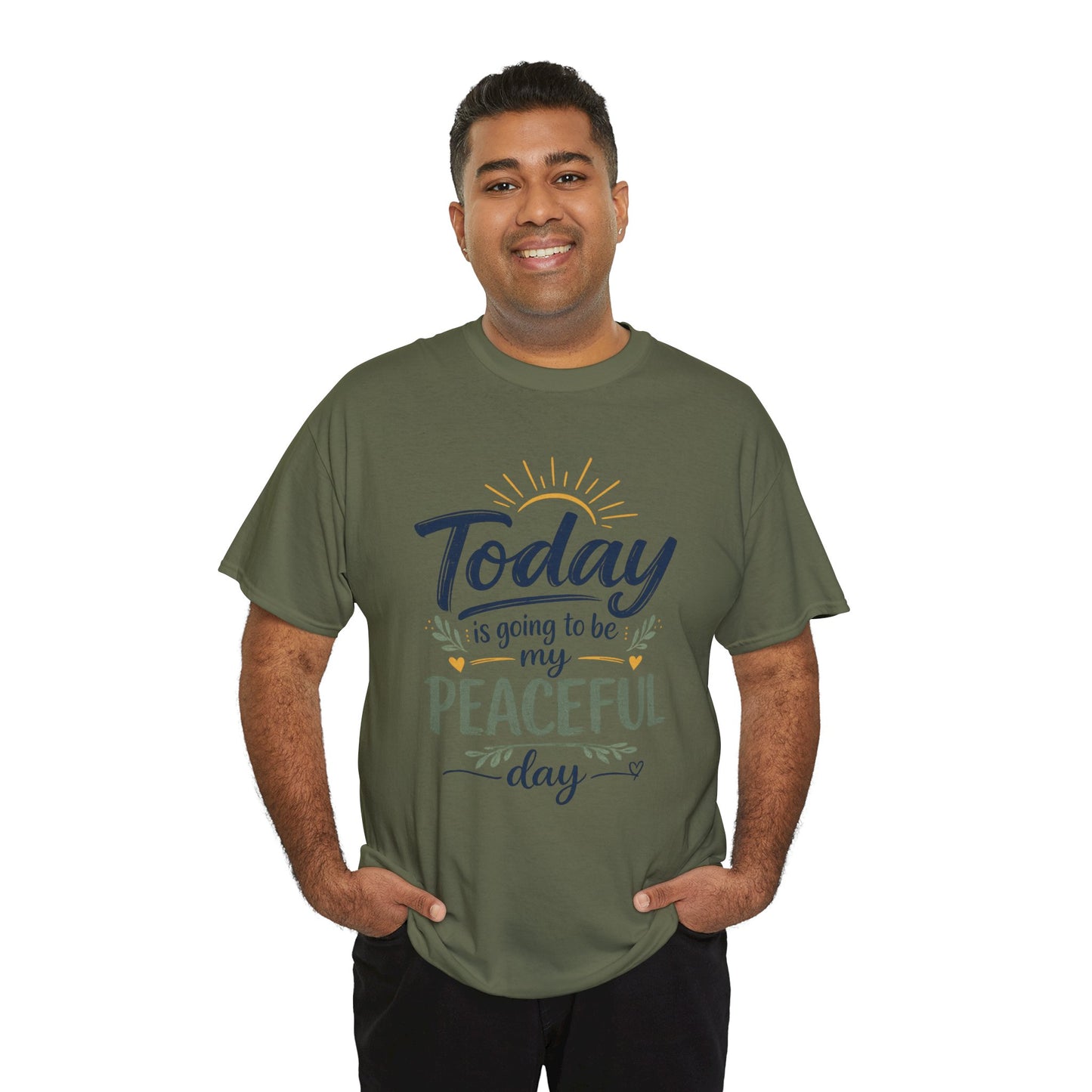 "Today is going to be my peaceful day" and Peace in Practice Village Shirt
