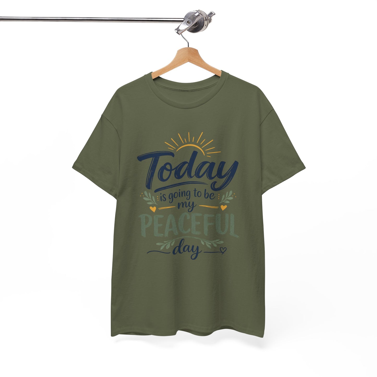 "Today is going to be my peaceful day" and Peace in Practice Village Shirt