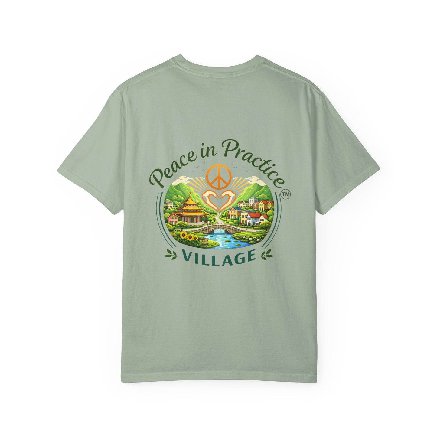 T-Shirt — 'Karma Is Not Punishment, It’s Reflection' Mandala Tee (Peace in Practice Village)