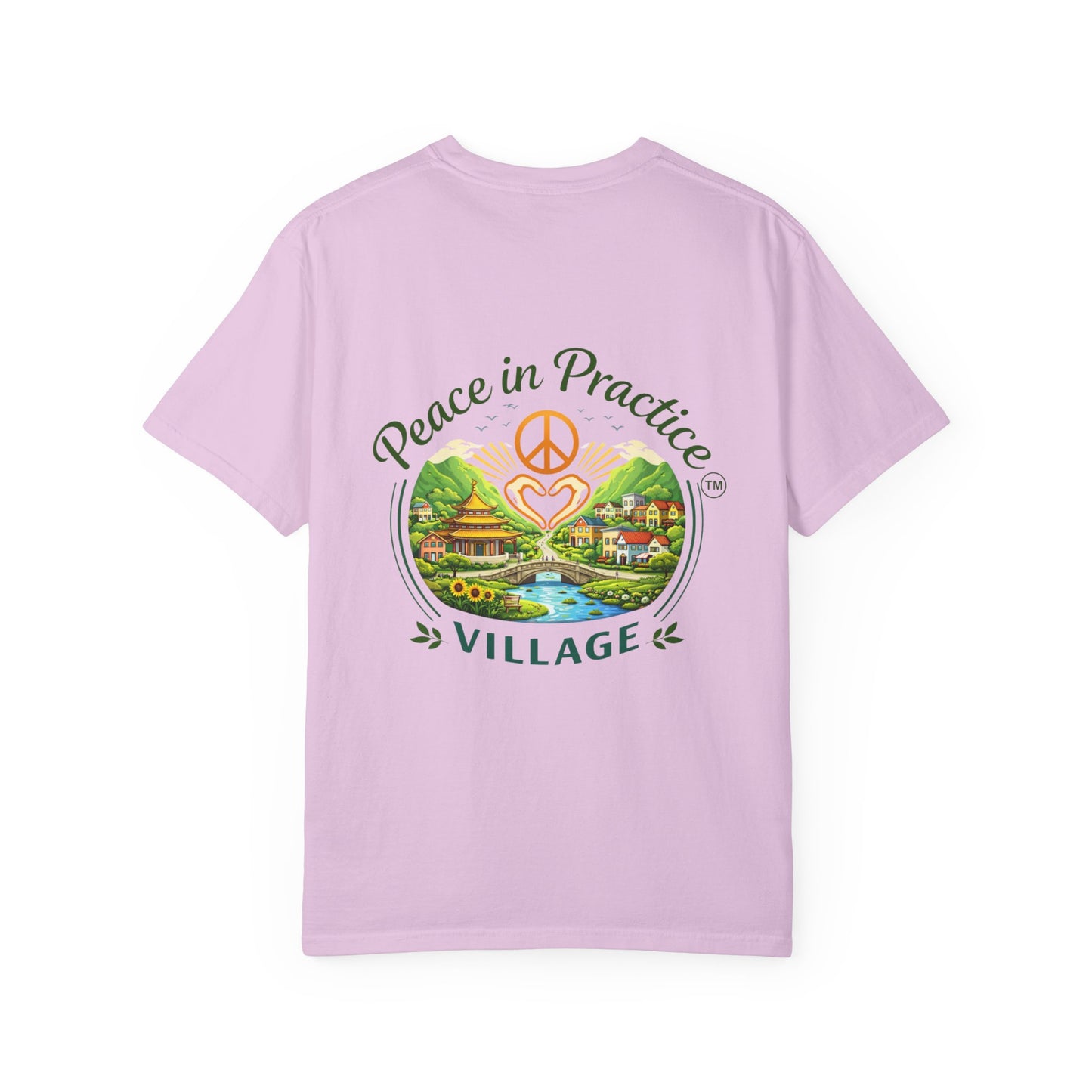 T-Shirt — 'Karma Is Not Punishment, It’s Reflection' Mandala Tee (Peace in Practice Village)