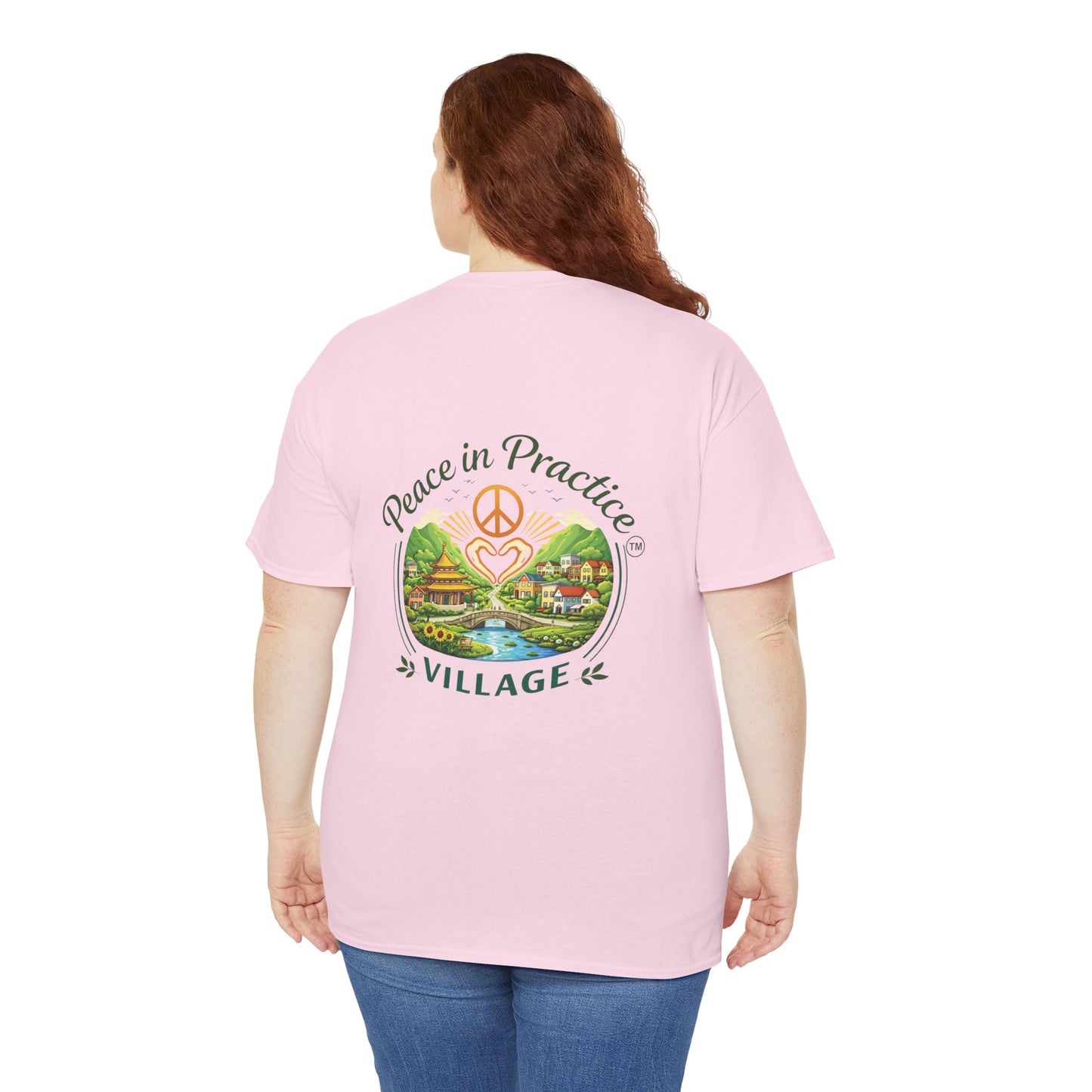 "Today is going to be my peaceful day" and Peace in Practice Village Shirt