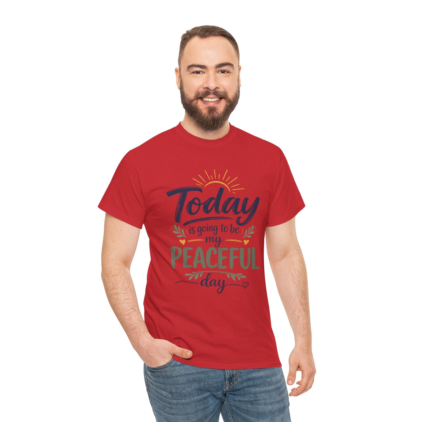 "Today is going to be my peaceful day" and Peace in Practice Village Shirt