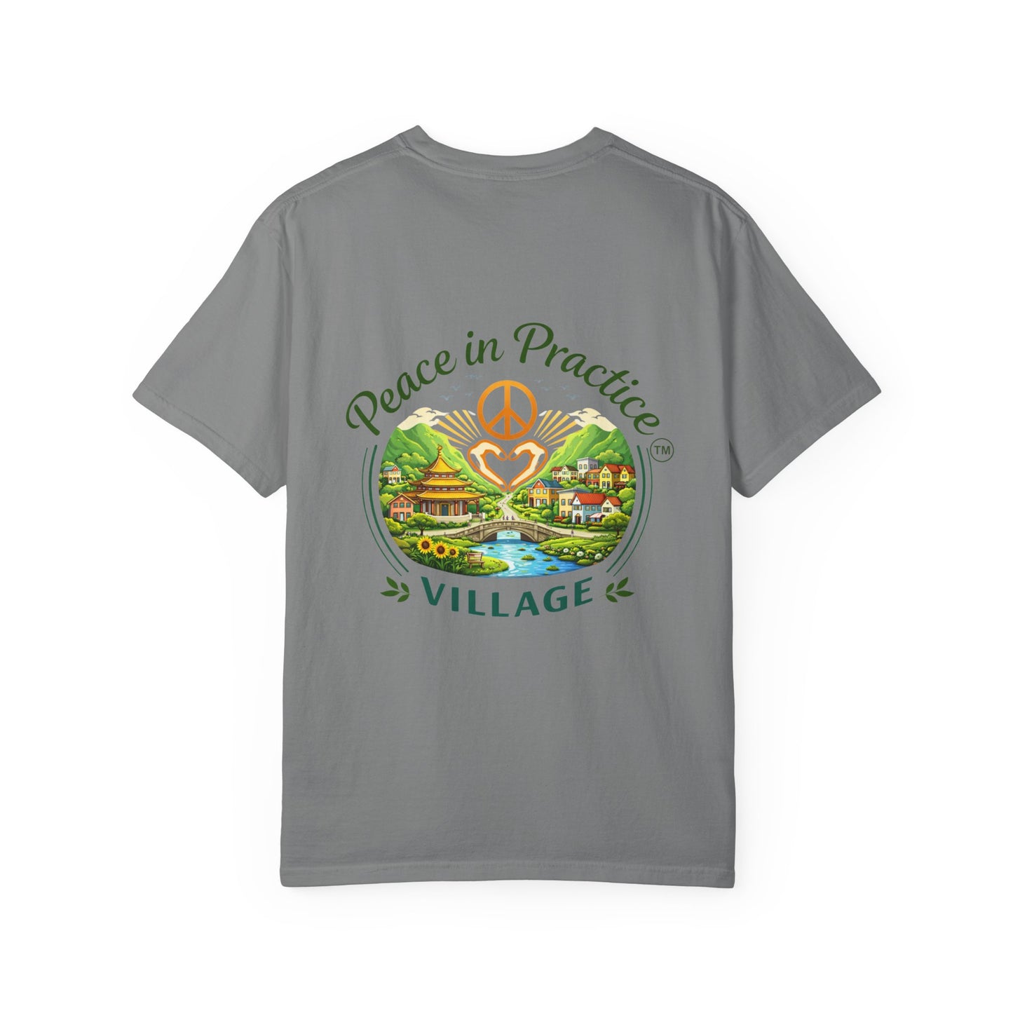 T-Shirt — 'Karma Is Not Punishment, It’s Reflection' Mandala Tee (Peace in Practice Village)