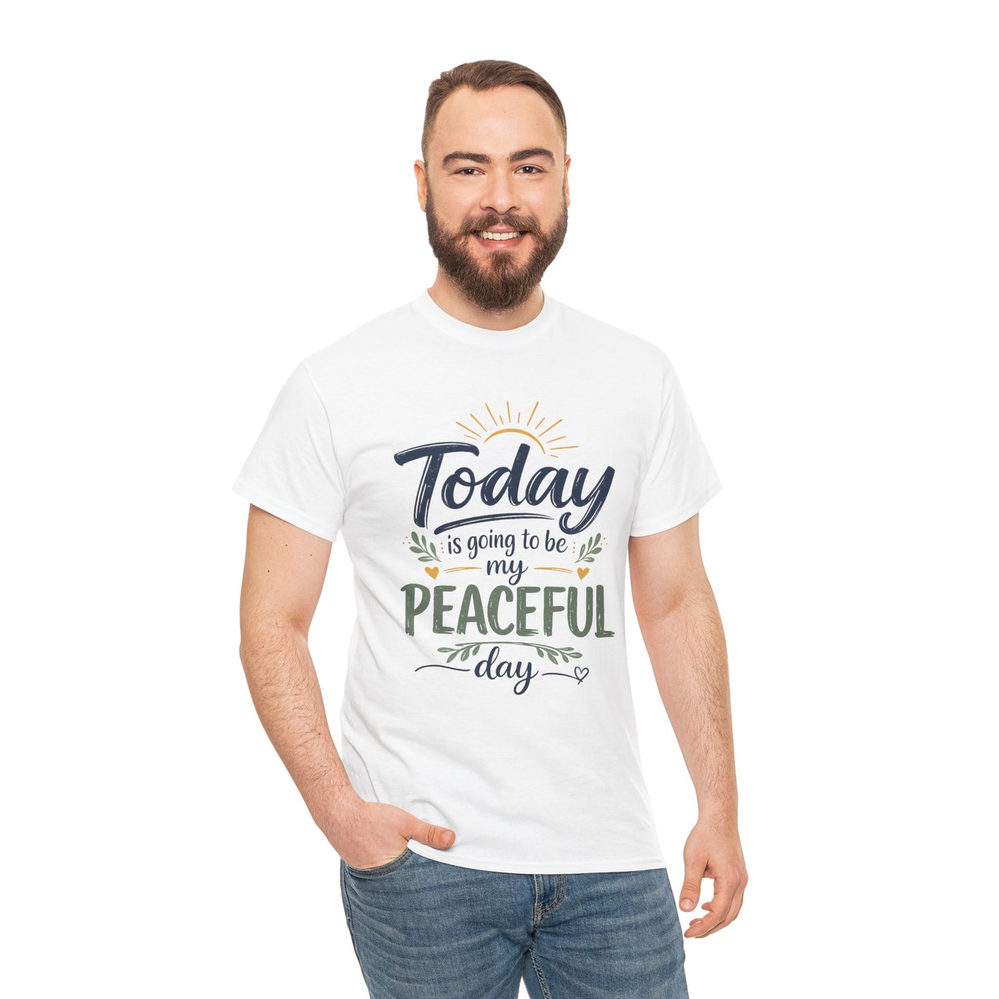 "Today is going to be my peaceful day" and Peace in Practice Village Shirt