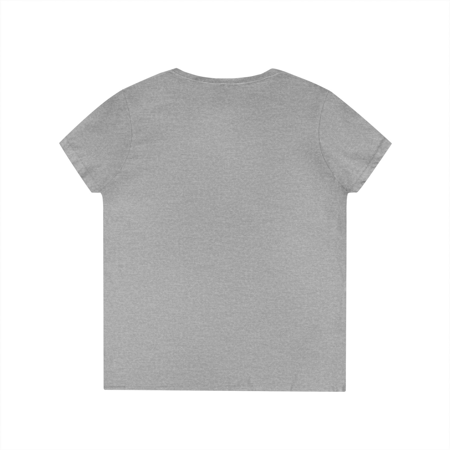 Peace in Practice Village Ladies' V-Neck T-Shirt — Retro Nature Peace Sign Tee
