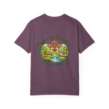 T-Shirt — 'Karma Is Not Punishment, It’s Reflection' Mandala Tee (Peace in Practice Village)