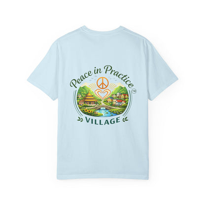 T-Shirt — 'Karma Is Not Punishment, It’s Reflection' Mandala Tee (Peace in Practice Village)
