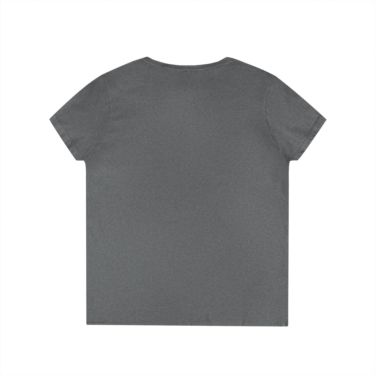 Peace in Practice Village Ladies' V-Neck T-Shirt — Retro Nature Peace Sign Tee