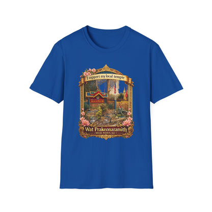Temple Support T-Shirt — 'I Support My Local Temple' Wat Prakeonarammith Design