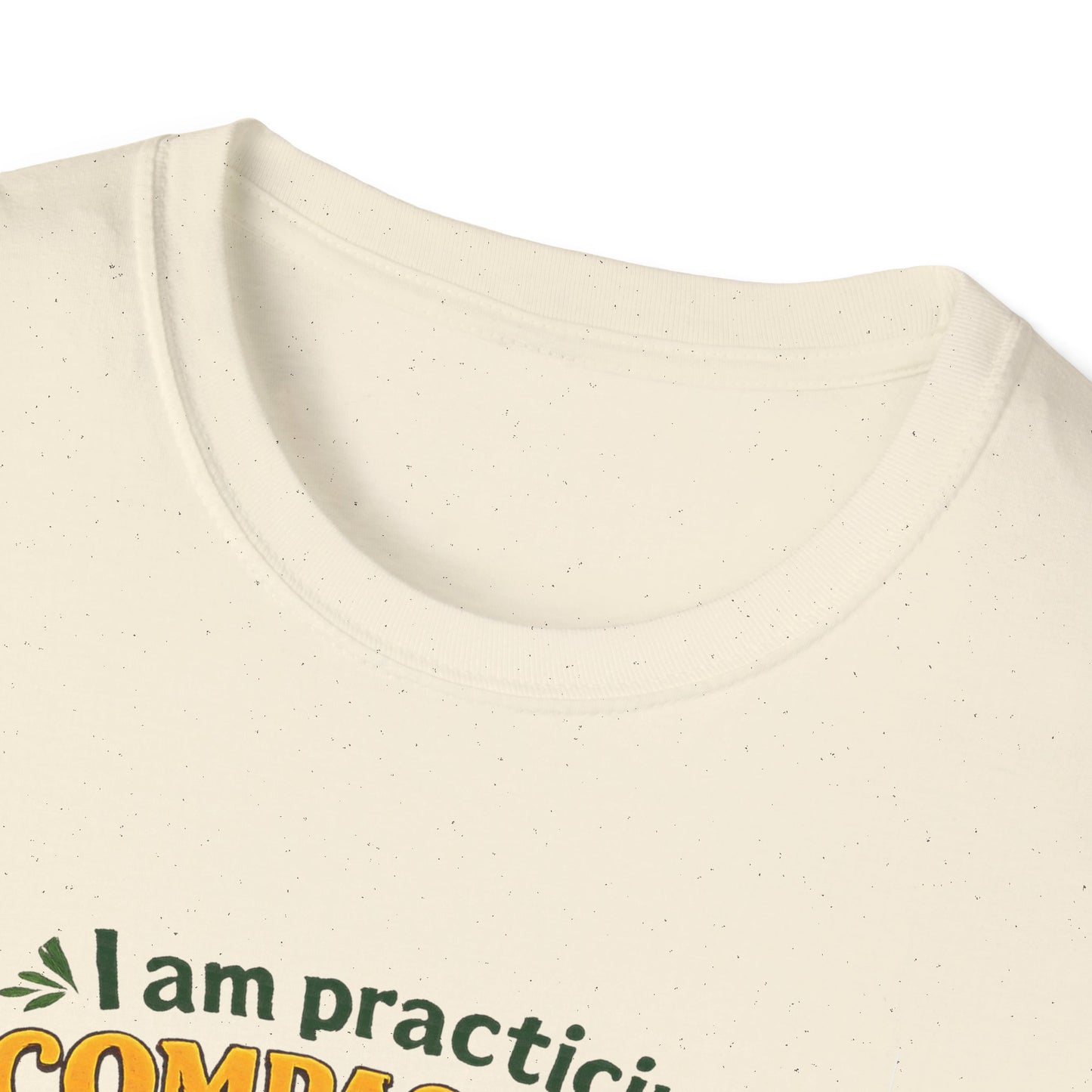 "I am practicing compassion, mindfulness and loving kindness" Spiritual Tee