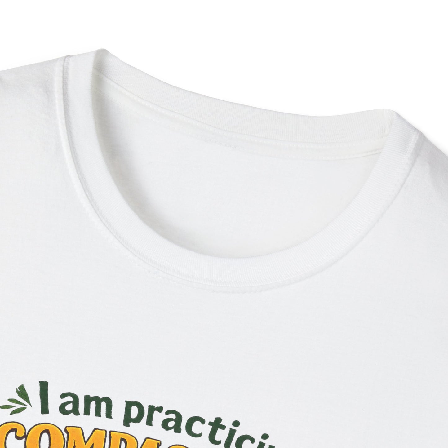 "I am practicing compassion, mindfulness and loving kindness" Spiritual Tee