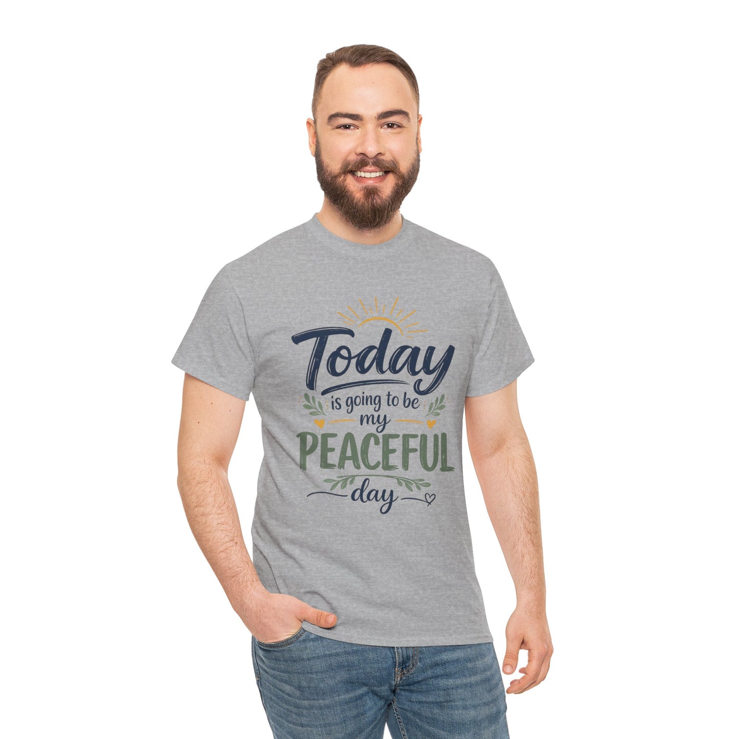 "Today is going to be my peaceful day" and Peace in Practice Village Shirt