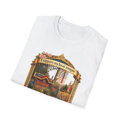 Temple Support T-Shirt — 'I Support My Local Temple' Wat Prakeonarammith Design