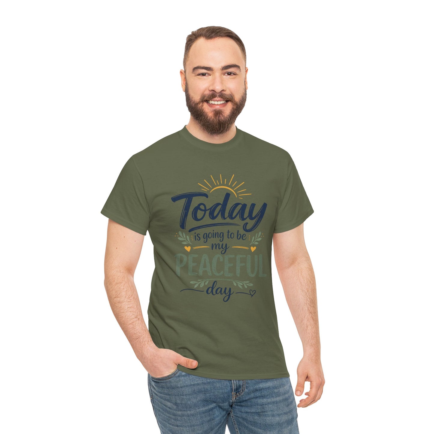 "Today is going to be my peaceful day" and Peace in Practice Village Shirt