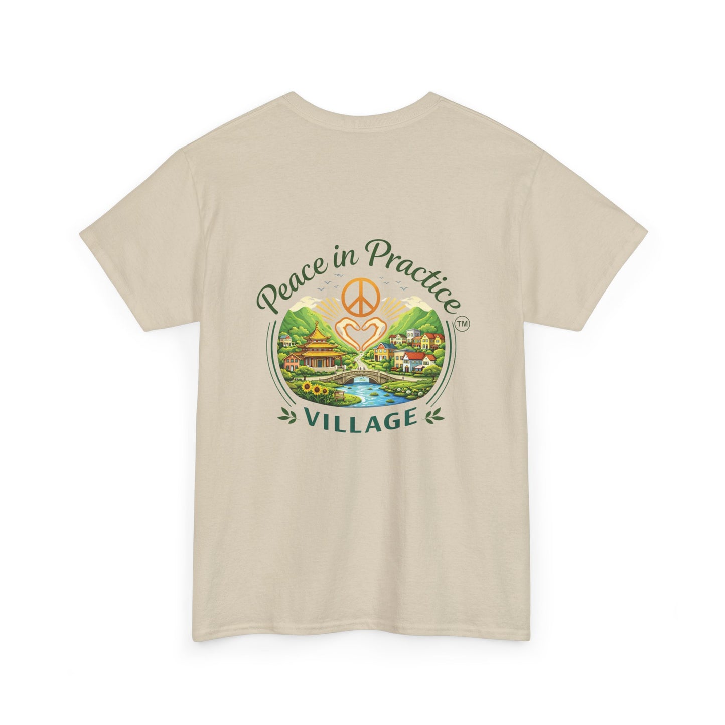 "Today is going to be my peaceful day" and Peace in Practice Village Shirt