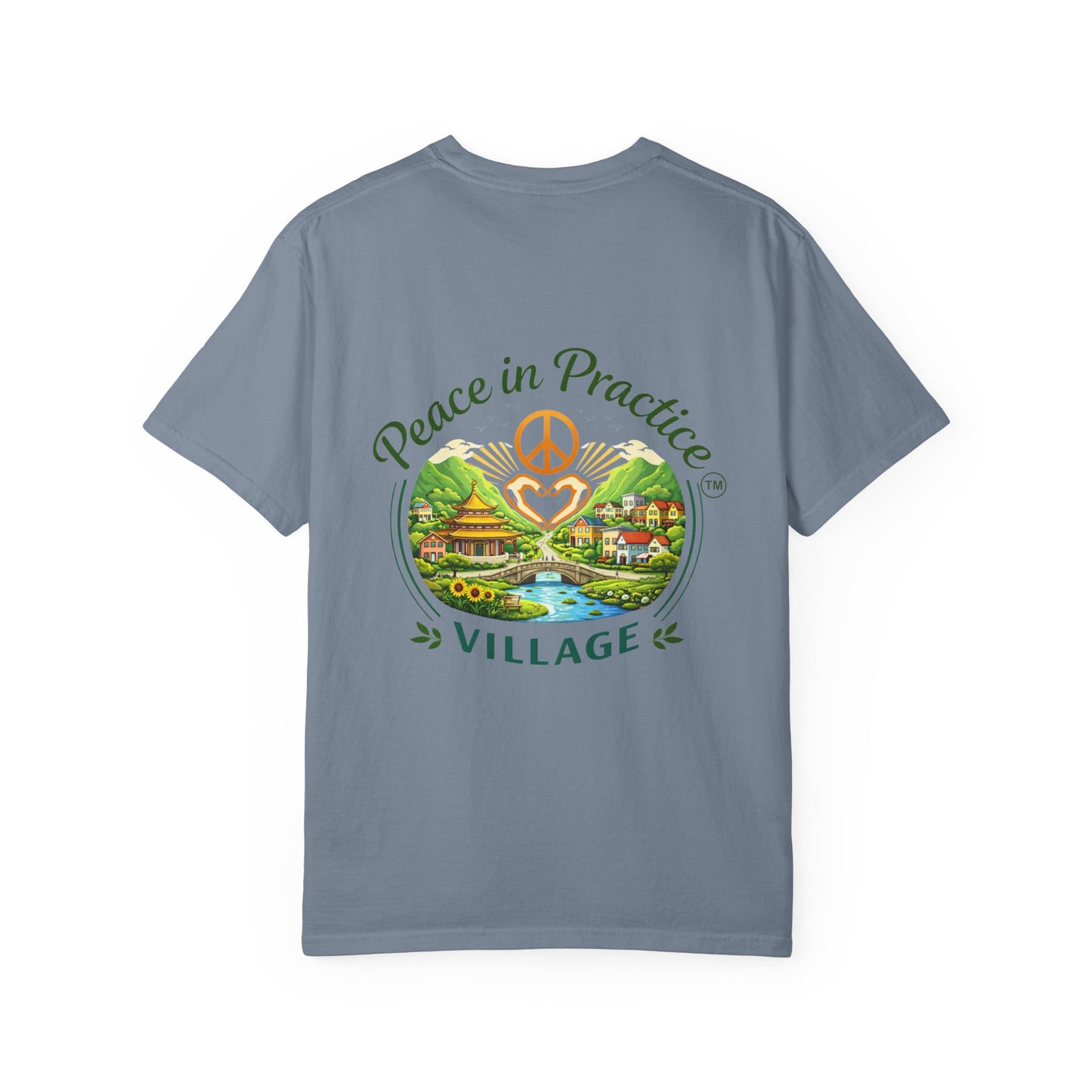 T-Shirt — 'Karma Is Not Punishment, It’s Reflection' Mandala Tee (Peace in Practice Village)