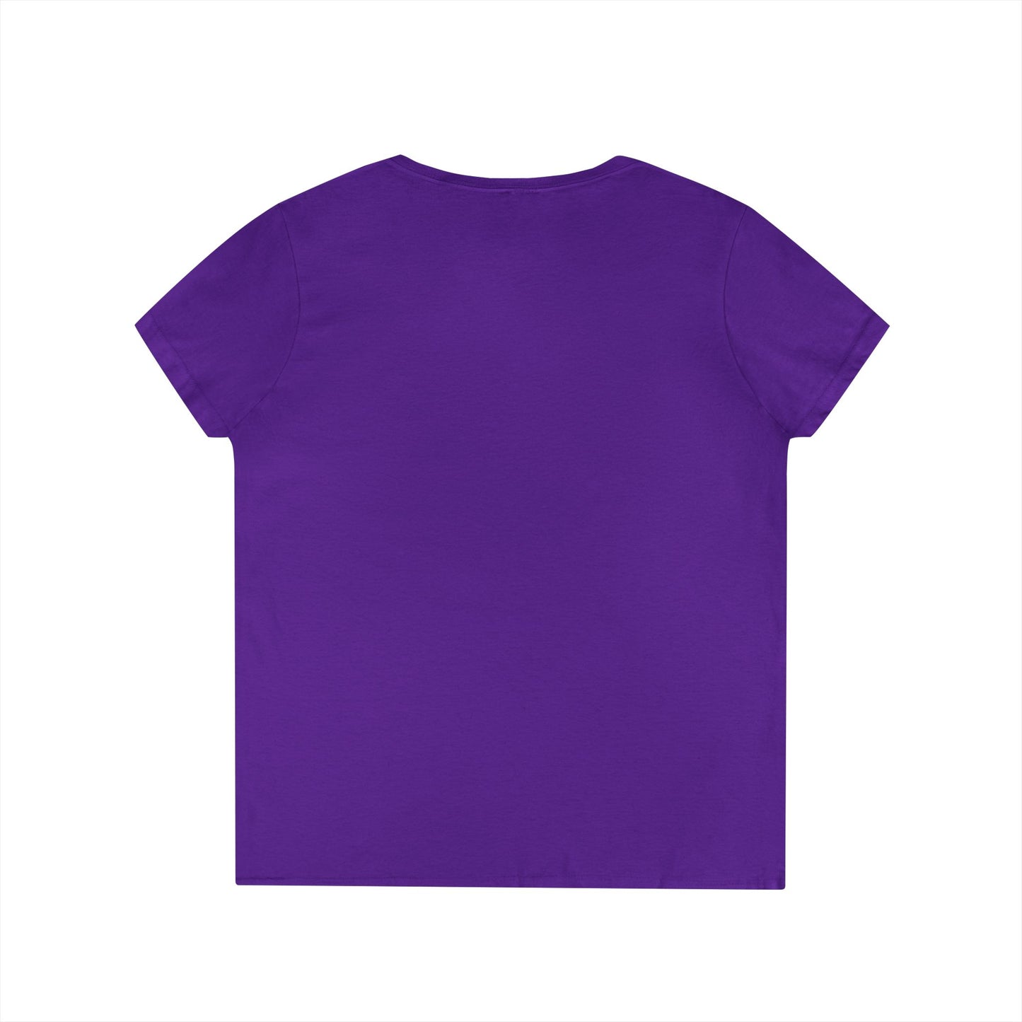 Peace in Practice Village Ladies' V-Neck T-Shirt — Retro Nature Peace Sign Tee