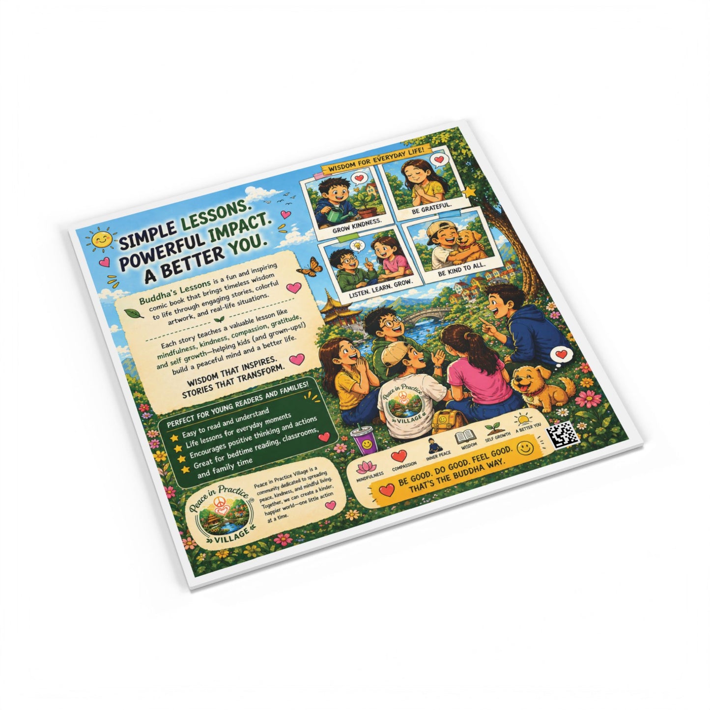 "Buddha's Lessons": Softcover Photo Book (20 pages)