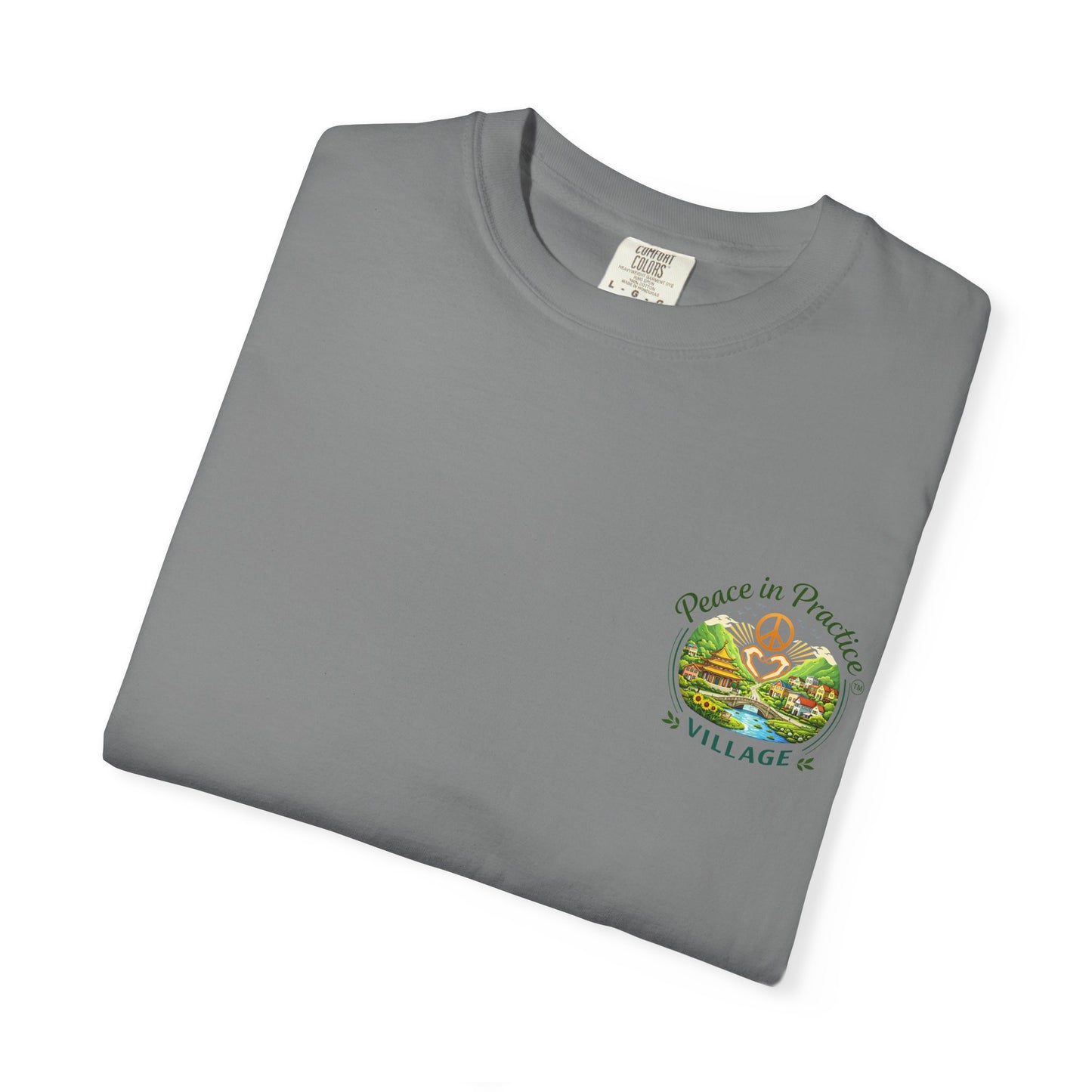 2-Sided Unisex Garment-Dyed T-shirt -